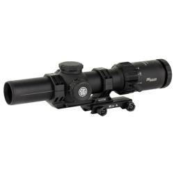 Sig Sauer Electro-Optics SOTM11000 Tango-MSR LPVO Black 1-10x28mm 34mm Tube Illuminated Red MSR BDC10 Reticle Features Throw Lever & ALPHA-MSR Mount