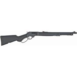 Henry H010X X Model  Lever Action 45-70 Gov Caliber with 4+1 Capacity, 19.80 Barrel, Overall Blued Metal Finish & Black Synthetic Stock, Ambidextrous Hand (Full Size)