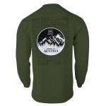 Glock, OEM Born in Austria, Long Sleeve T-Shirt, X-Large, Olive D