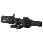Sig Sauer, Tango MSR, Rifle Scope, 1-8X24mm Second Focal Plane, 30mm Maintube, MSR-BDC8 Illuminated MOA Reticle, Black, Includes ALPHA-MSR Cantilvered