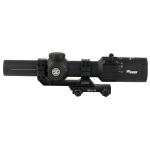 Sig Sauer, Tango MSR, Rifle Scope, 1-8X24mm Second Focal Plane, 30mm Maintube, MSR-BDC8 Illuminated MOA Reticle, Black, Includes ALPHA-MSR Cantilvered