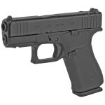 Glock PX4350201FRMOS G43X MOS Sub-Compact 9mm Luger 10+1 3.41 Black Steel GMB Barrel/Black nDLC MOS Cut/Serrated Slide/Black Polymer Frame w/Picatinny Rail Black Textured Polymer Grips Right Hand
