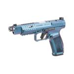 CANIK, METE SFX Pro, Striker Fired, Semi-automatic, Polymer Frame Pistol, Full Size, 9MM, 5.74" Threaded Barrel, 1/2x28, Matte Finish, Stingray Cerakote, 3 Dot White Sights, Flared Magwell, Optic Ready, 2 Magazines, (1) 20 Round and (1) 18 Round, Inc