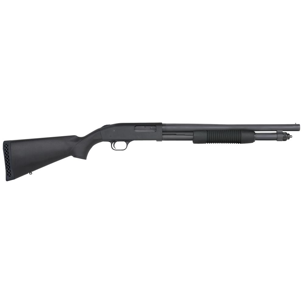 Mossberg, 590 Tactical, Pump Action Shotgun, 12 Gauge, 18.5" Barrel, 3" Chamber, Matte Blued Finish,