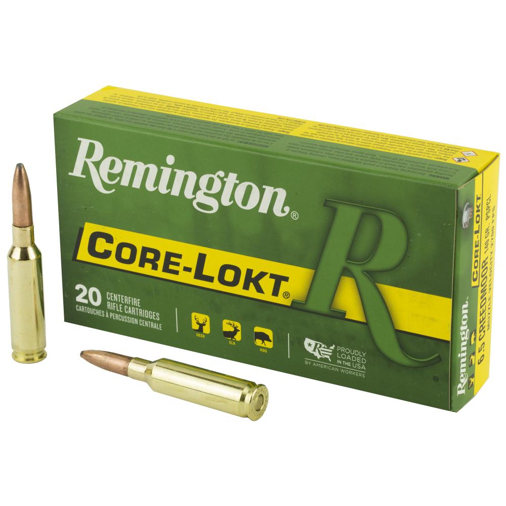 Remington, Remington, 6.5 Creedmoor, 140, Pointed Soft Point, 20 Round Box