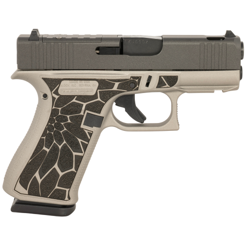 Glock 43X MOS Black/Silver Cerakote