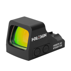 Holosun HS507KX2 HS507K X2  Black Anodized 0.58 x 0.77 2 MOA Red Dot/32 MOA Red Circle Multi Reticle