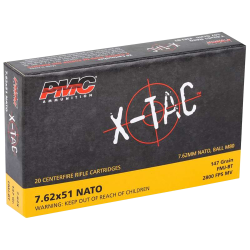 PMC 762X X-Tac Military 7.62x51mm NATO 147 gr