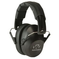Walker's Pro Low Profile Passive Muff Polymer 22 dB Over the Head Black Adult