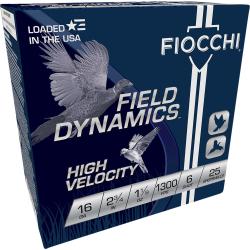 Fiocchi 16HV6 Field Dynamics High Velocity 16Gauge 2.75