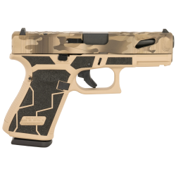 Glock 19 Gen 5 Black/Tan Cerakote