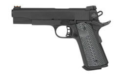 Rock Island 51719 Rock Ultra FS 40 S&W Caliber with 5 Barrel, 8+1 Capacity, Overall Black Parkerized Finish Steel, Beavertail Frame, Serrated Slide & Black/Gray G10 Grip