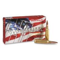Hornady 81489 American Whitetail  6.5 Creedmoor 129 gr InterLock Spire Point 20 Per Box/ 10 Cs