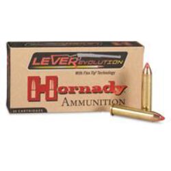 Hornady 82747 LEVERevolution  45-70 Gov 325 gr Flex Tip eXpanding (FTX) 20 Per Box/ 10 Cs