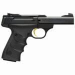 Browning 051497490 Buck Mark URX 22 LR 10+1 5.50 Slab Side Barrel, Matte Black Serrated Steel Slide & Aluminum Frame, Black Overmolded RX Grips