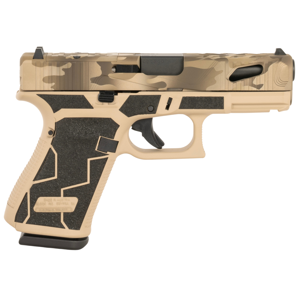 Glock 19 Gen 5 Black/Tan Cerakote