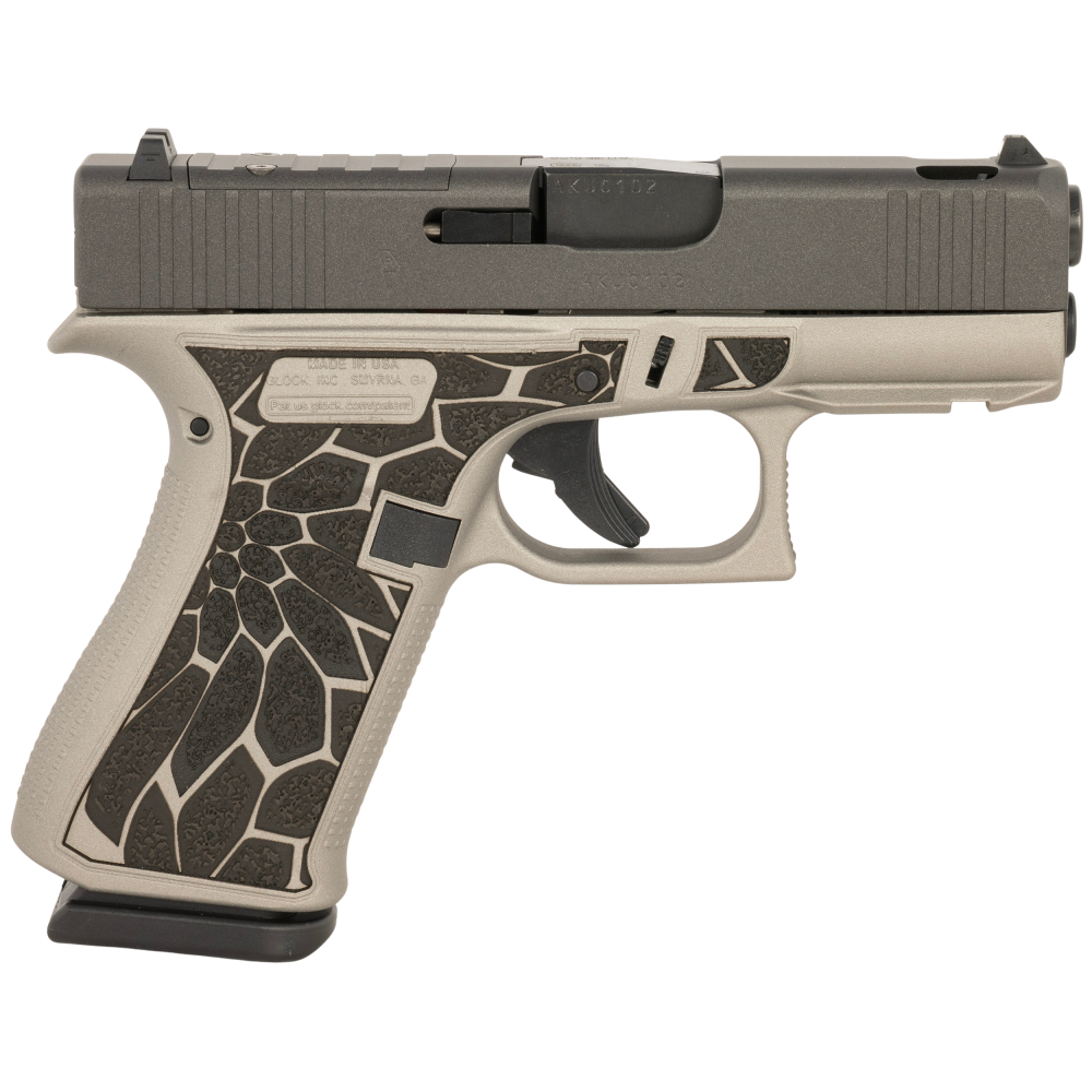 Glock 43X MOS Black/Silver Cerakote