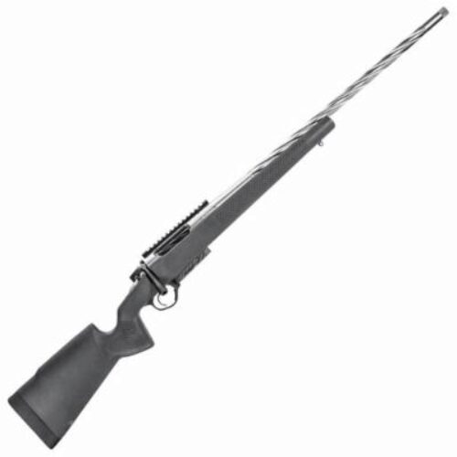 Seekins Precision 0011710057 Havak Pro Hunter PH2 308 Win Caliber with 5+1 Capacity, 24 Fluted Barrel, Stainless Steel Metal Finish & Black Synthetic Stock Right Hand (Full Size)