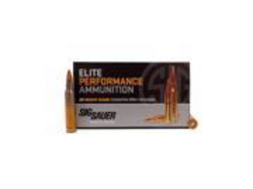 Sig Sauer E223M120 Marksman  223 Rem 77 gr Open Tip Match (OTM) 20 Per Box/25 Cs