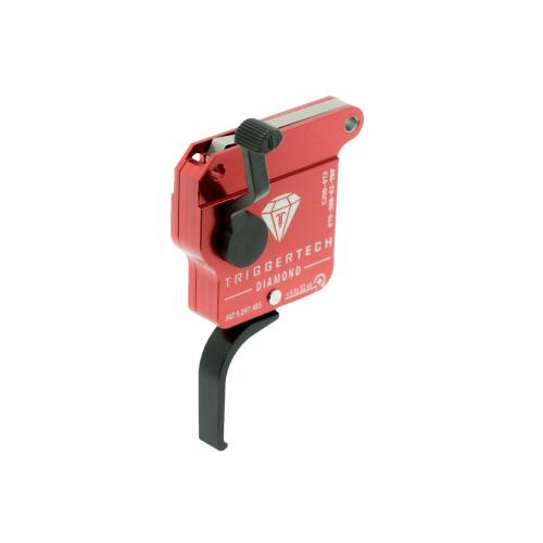 TriggerTech Diamond Without Bolt Release Single-Stage Flat Trigger for Remington 700 Right