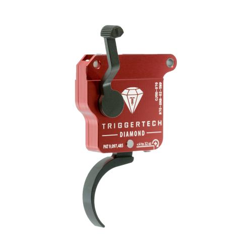 TriggerTech Diamond Without Bolt Release Single-Stage Pro Curved Trigger for Remington 700 Right