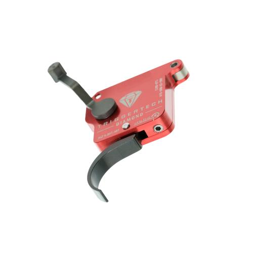 TriggerTech Diamond Without Bolt Release Single-Stage Pro Curved Trigger for Remington 700 Right