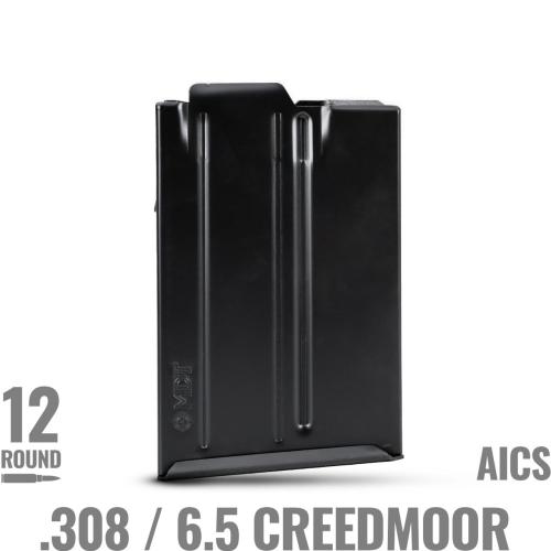 .308/6.5 CREEDMOOR MDT METAL AICS MAGAZINE - 12 RND