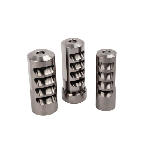 Salmon River Solutions TI PRO 4 Muzzle Brake - 30 Cal, 5/8x24