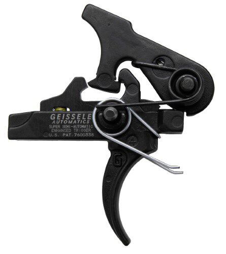 Geissele Automatics SSA-E  Two-Stage Curved Trigger 2.90-3.80 lbs Draw Weight