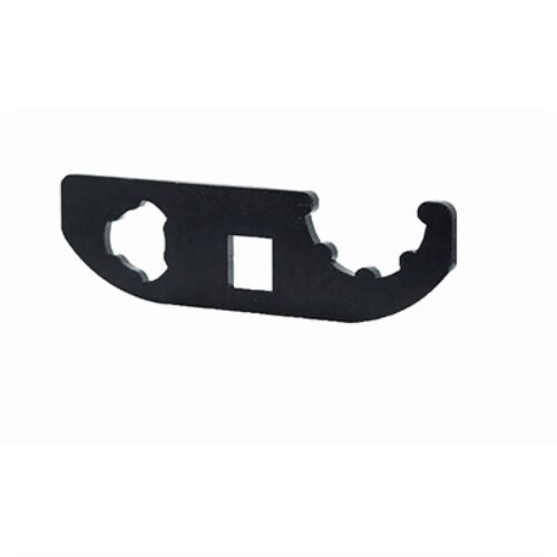 Angstadt Arms AA093LBCWR 3 Lug Wrench  made of Steel with Black Nitride Finish & 1/2 Opening for Angstadt  Arms QD Blast Shield