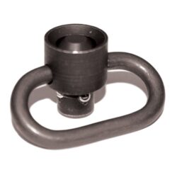 Midwest Industries MIHDFS Heavy-Duty Swivel 1.25 Quick Detach/Push Button Black Manganese Phosphate Steel