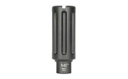 Midwest Industries MIBC556 Blast Can  Black Hardcoat Anodized 6061-T6 Aluminum with 1/2-28 tpi Threads, 3.38 OAL & 1.20 Diameter for 5.56x45mm NATO AR-Platform