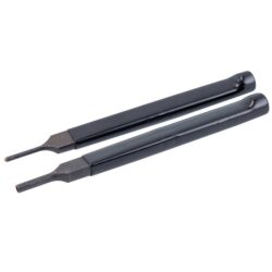 Wheeler 710906 AR15 Bolt Catch Install Punch Kit Black Steel AR Platform Rubber Handle 2 Pieces