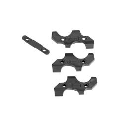 Spare Round Holder Large Black MDT