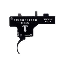 TriggerTech Primary  Single-Stage Curved Trigger with 1.50-4 lbs Weight & Black PVD Weatherby MKV