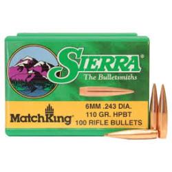 Sierra Match Kings 6mm .243 110gr HPBT