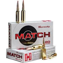Hornady Match 6mm GT Ammo 109 Grain ELD Match Polymer Tip