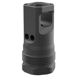 Breek Arms Plan B Echo Single-Port Muzzle Brake .223/5.56 1/2x28 Thread Black