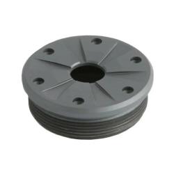 SilencerCo AC1341 Bravo Front Cap AC1341 5.56x45mm NATO Stainless Steel Gray