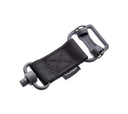 Magpul MAG519-BLK MS1/MS4 Sling Adapter made of Steel with Maganese Phosphate Black Finish, Polymer Hardware, Nylon 1.25 Webbing & Two to One-Point Design for AR-15, M4, M16, AK-Platform & AKM