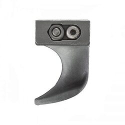 Ergo 4201SSBK SureStop Tactical Rail Hand Stop Made of Polymer With Black Smooth Finish for Picatinny Rail