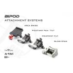 Tier One Tactical Bipod 180mm Aluminium Pan/Tilt