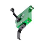 TriggerTech Diamond  Two-Stage Flat Clean Trigger Green w/Black Parts Finish for Remington 700 RH