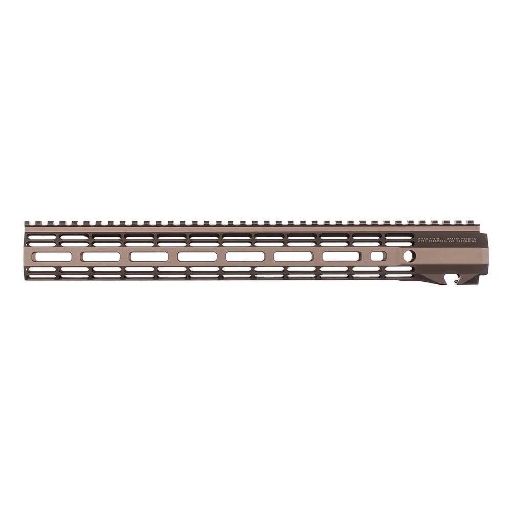 AR15 15" ATLAS R-ONE M-LOK HANDGUARD - KODIAK BROWN ANODIZED