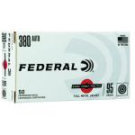 Federal RTP38095 Range & Target 380ACP 95gr Full Metal Jacket 50