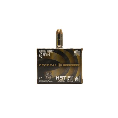 Federal Premium HST 45ACP+P 230 Grain Jacketed Hollow Point