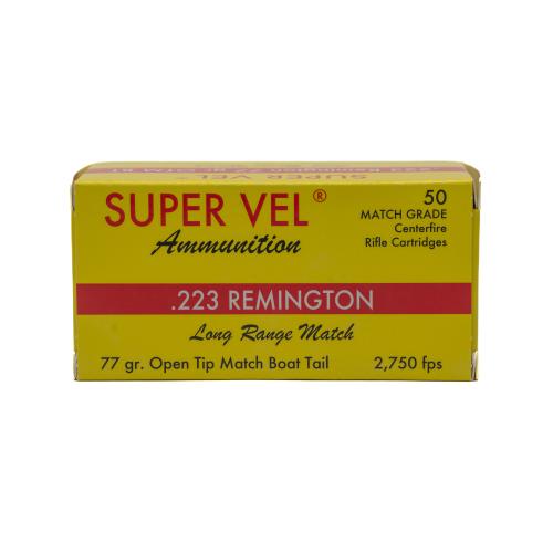 Super Vel .223 Rem. 77g OTM