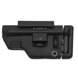 B5 Systems Collapsible Precision Stock Black Medium Length
