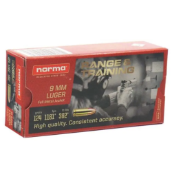 Norma 9mm 124gr 50rd Box