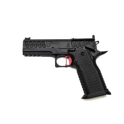 Atlas Gun Works NYX V3 Right Handed All DLC BLK, Flat Red Medium Trigger, Tactical Magwell, Shielded Ambi Safety